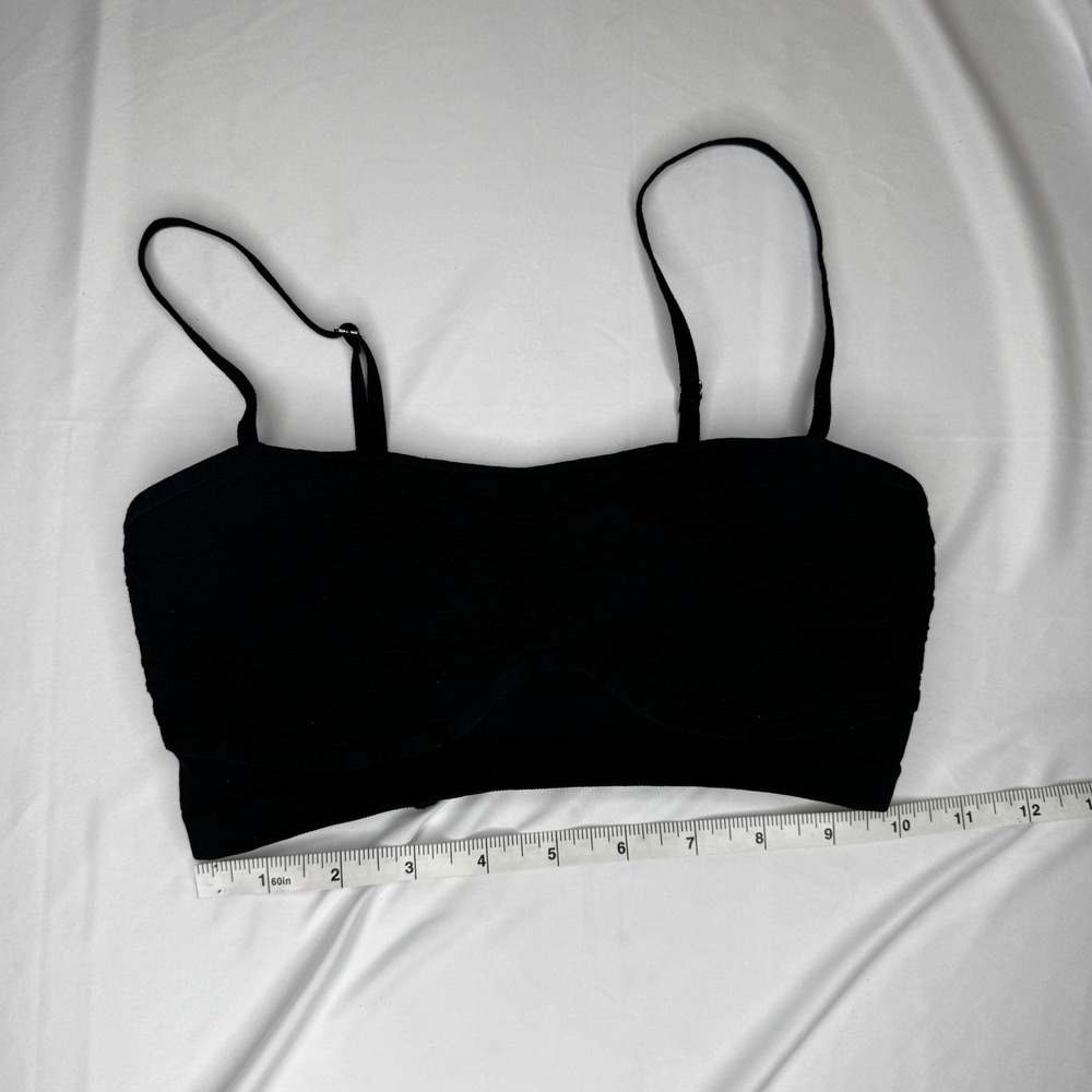 Intimately Free People Bralette Seamless Adjustable Straps Black‎ XS/S